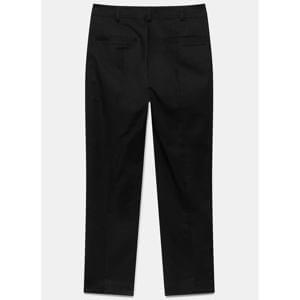 Mint Velvet Black Cropped Tapered Trousers